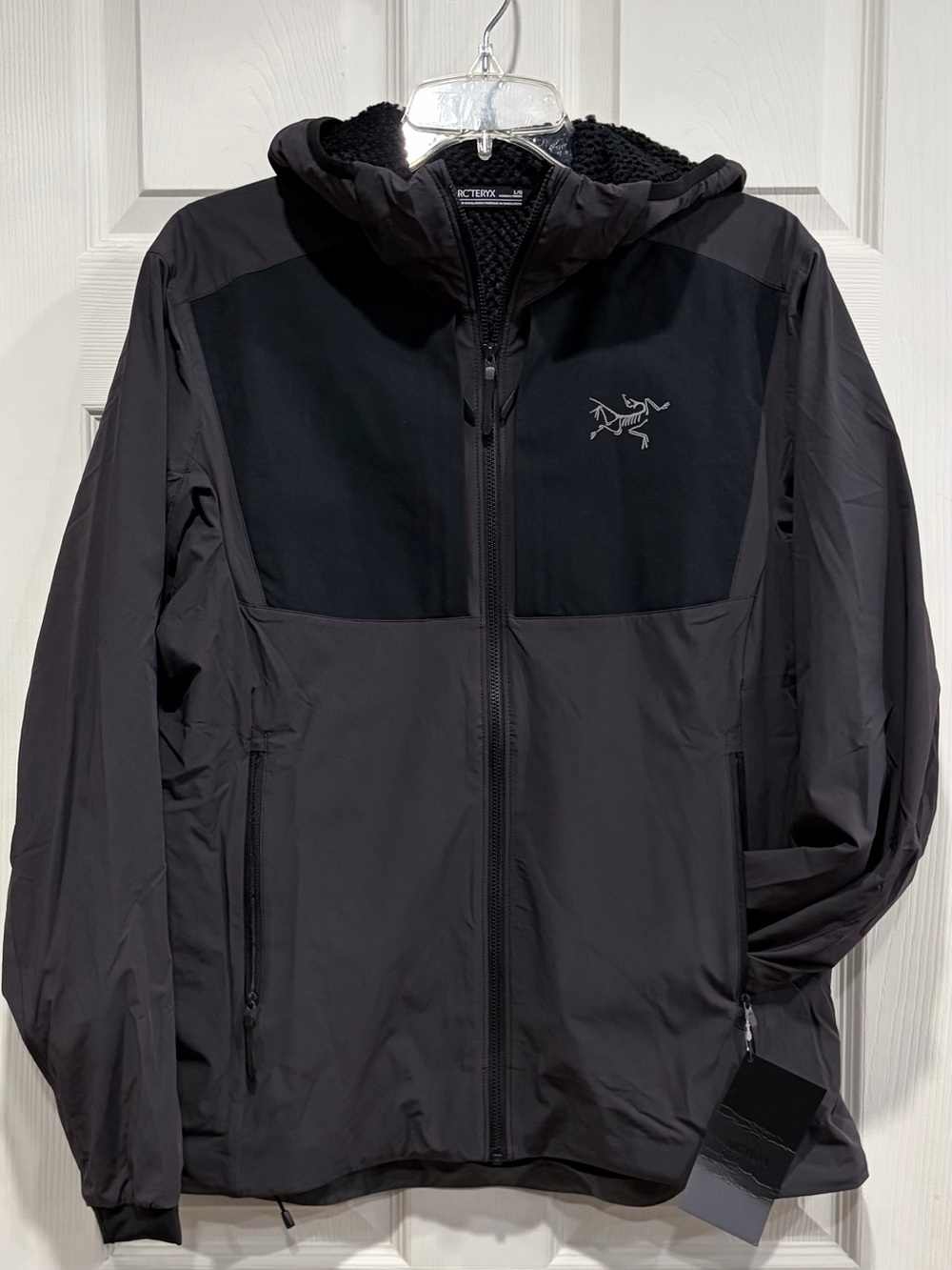 Arc’teryx Women's Large Practitioner AR Hoody Jacket Grey Black NWT Breathable